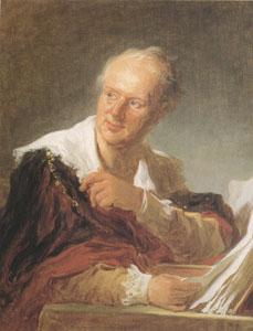 Jean Honore Fragonard Portrait of Diderot (mk05) France oil painting art